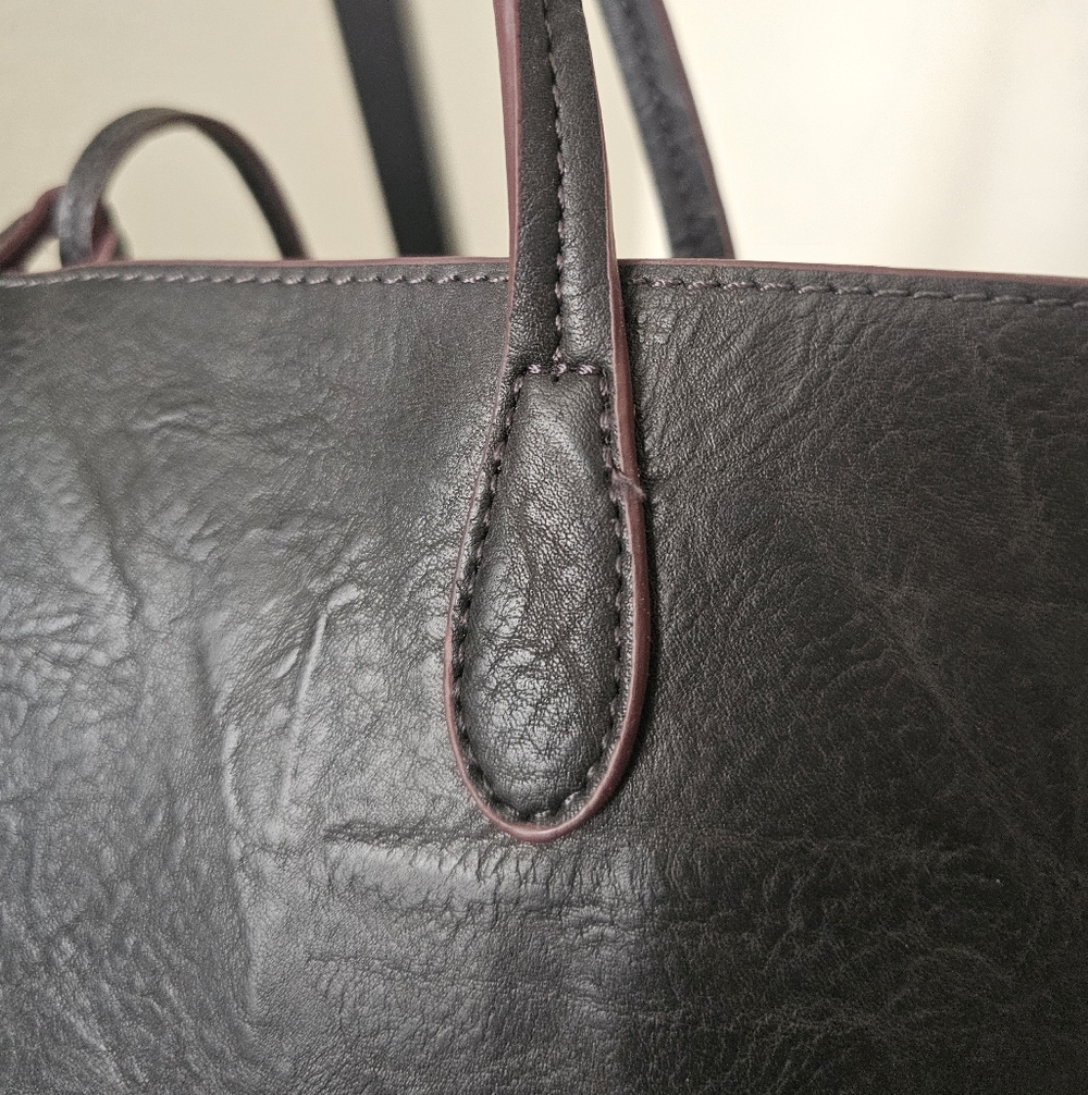 Desigual Siara Black Embroidered Bohemian Hippie Large Tote Shoulder Bag Perfect - Picture 8 of 9